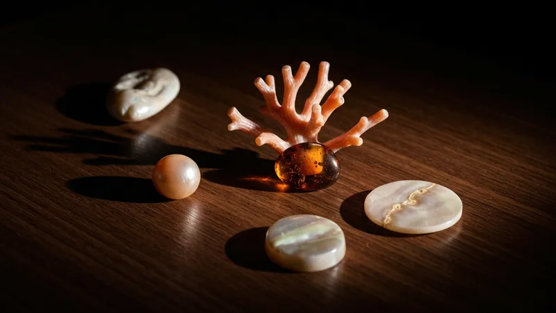 Les matières organiques en joaillerie